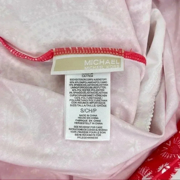 Michael Kors Paisley Blouson Bandini Womens Swim Top - Picture 8 of 8